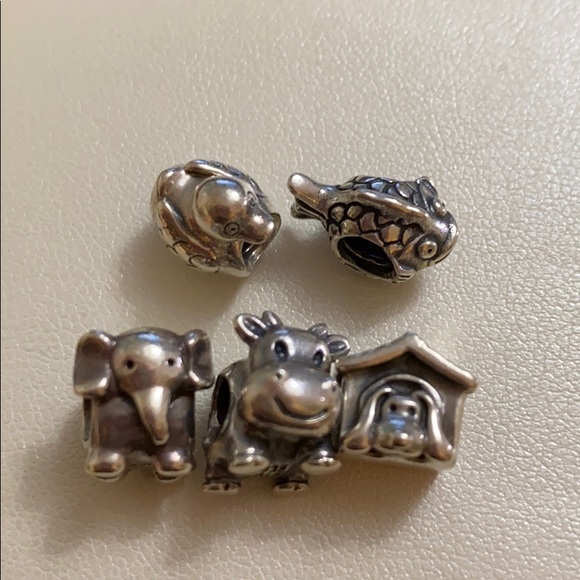 Bundle of five Pandora Charms - Picture 2 of 3